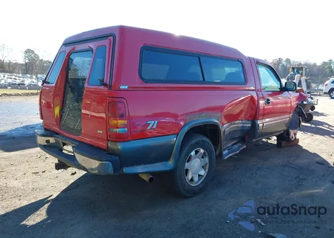 2000 Chevrolet Silverado 1500 Ls из США, поврежденный, VIN 1GCEK14T2YE133786